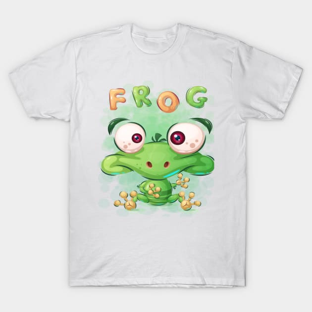 Mr Frog T-Shirt by ManxHaven